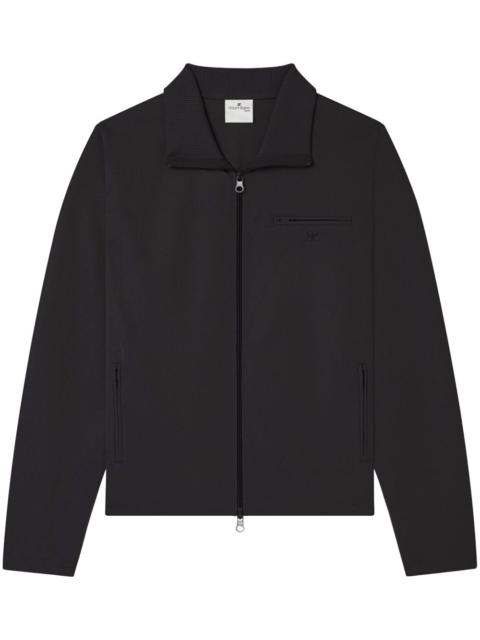 courrèges Interlock zip-up shirt jacket