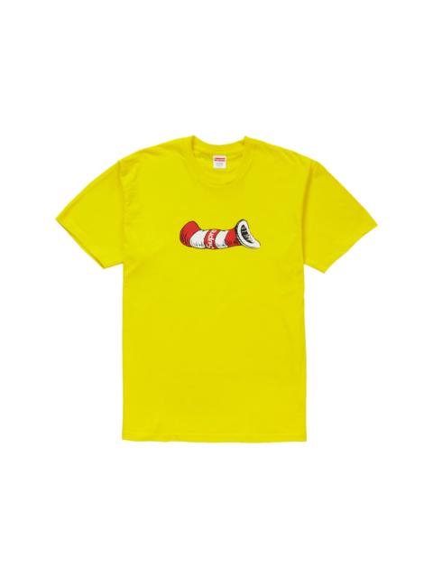 Supreme Supreme Cat in the Hat Tee Yellow