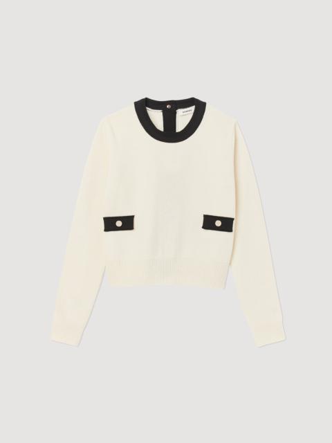 Sandro FINE KNIT SWEATER