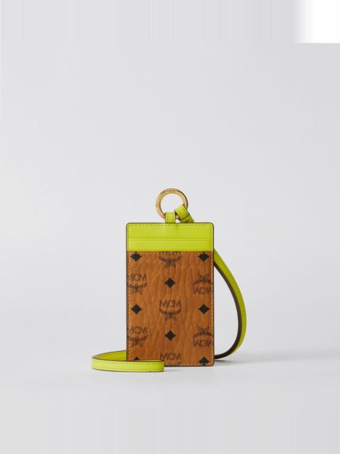 MCM Lanyard ID Card Holder in Visetos