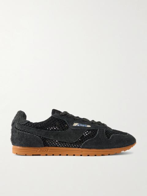 AUTRY Windspin Suede-trimmed Mesh Sneakers