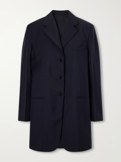 Jil Sander Wool and mohair-blend blazer Navy