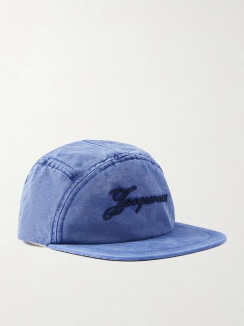 JACQUEMUS Gardian Embroidered Cotton Baseball Cap