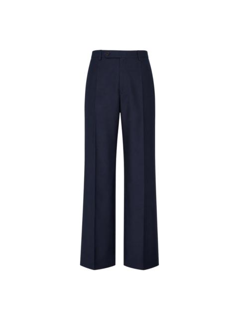 Jil Sander Fil-a-Fil Wide Leg Trousers