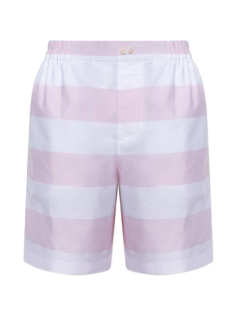 JACQUEMUS striped jacquard-pattern shorts