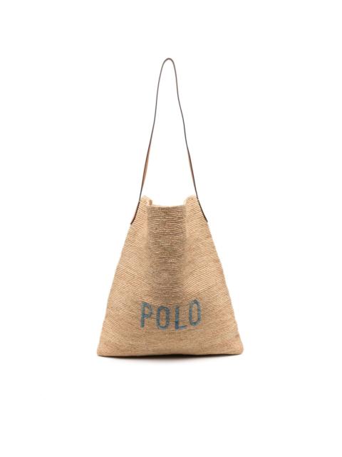 Polo Ralph Lauren raffia shoulder bag