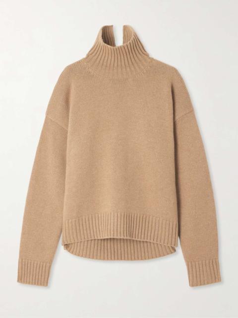 Jil Sander Cashmere-blend turtleneck sweater Camel