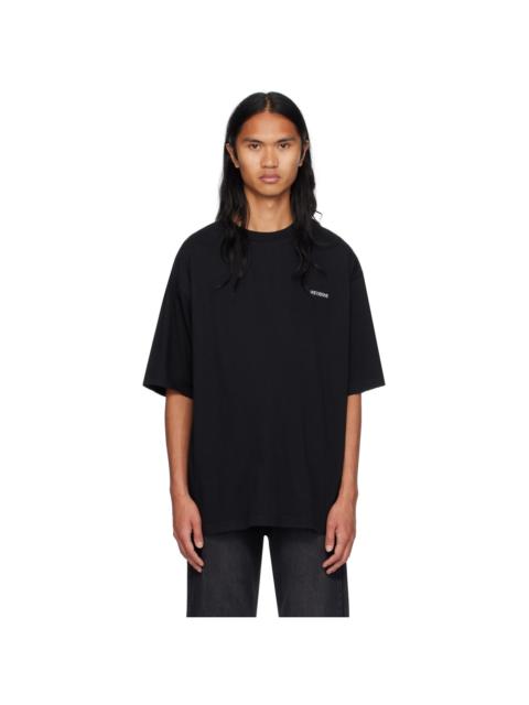 We11done Black Princess Print Damaged T-Shirt