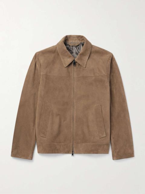 Brioni Suede Blouson Jacket