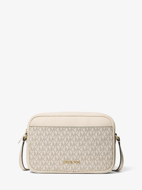MICHAEL KORS Jet Set Travel Large Signature logo Camera Crossbody Bag