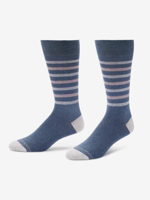 ALLEN EDMONDS Stripe Dress Socks
