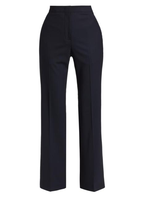 FABIANA FILIPPI Women's Stretch Wool Straight-Leg Pants - Blue Notte