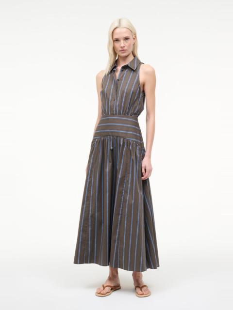 STAUD STAUD ROMY DRESS HUNTINGTON STRIPE