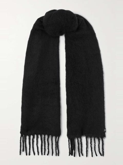 Canada Goose Fringed alpaca-blend scarf