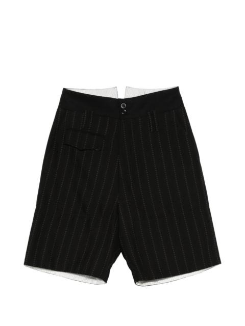 NAMACHEKO pinstripe shorts