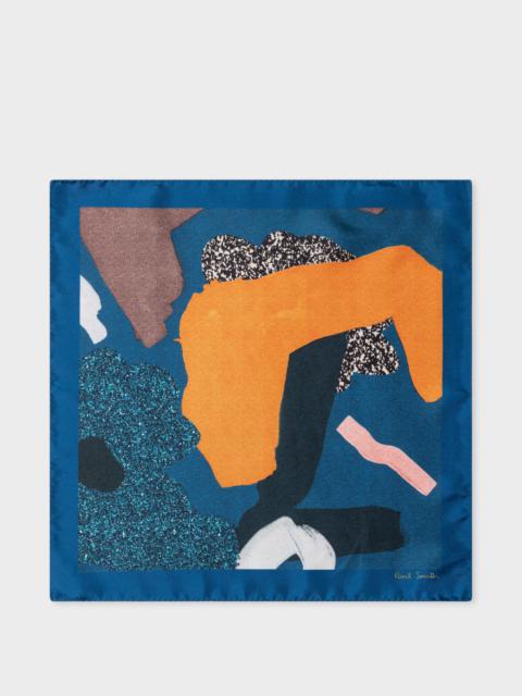 'Rug' Print Silk Pocket Square