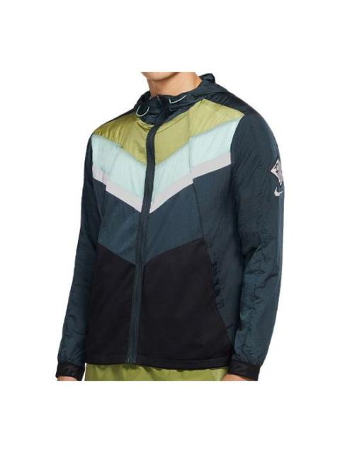 Nike Windrunner Wild Run Running Jacket Green CU5739-364