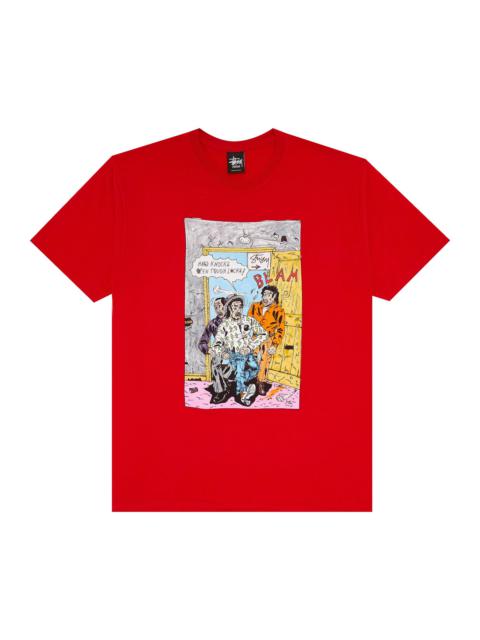 Stussy x Real Deal Hard Knocks Tee 'Red'