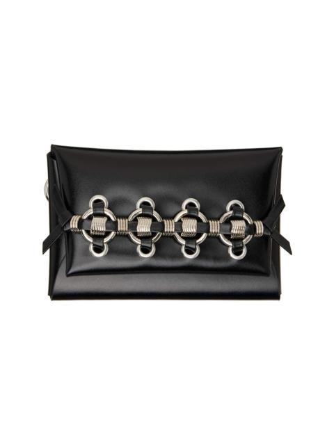 TOGA PULLA Black Ring Metal Card Holder
