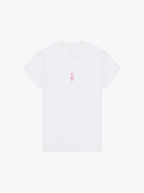 Givenchy GIVENCHY 4G SLIM FIT T-SHIRT IN COTTON