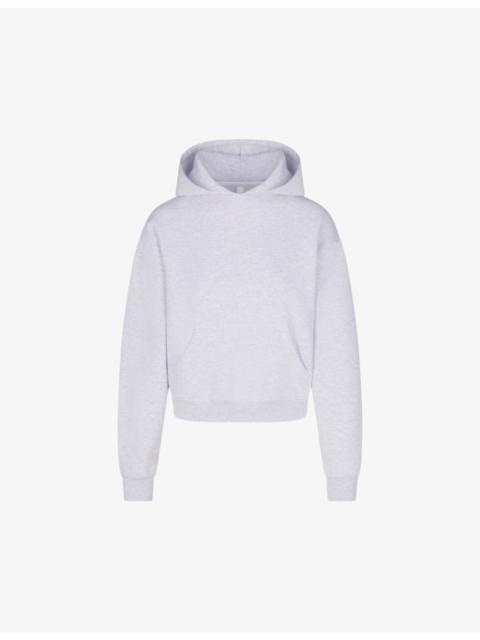 SKIMS Relaxed-fit cotton-blend hoody