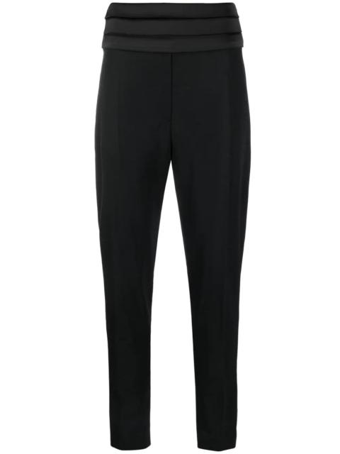 Balmain tapered wool trousers