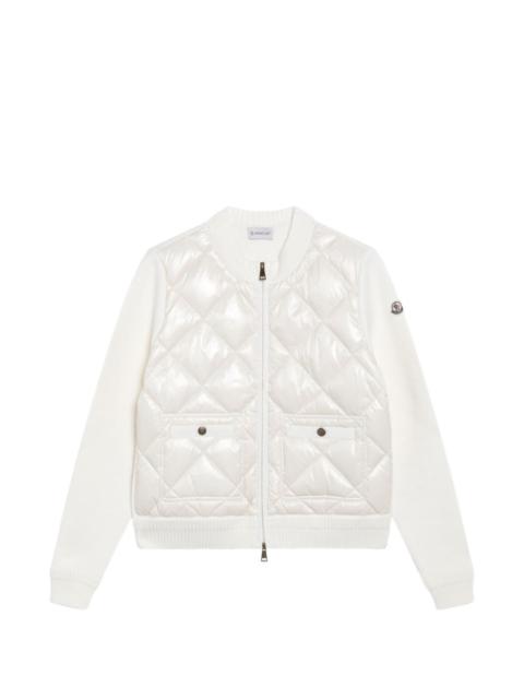 Moncler cotton padded cardigan