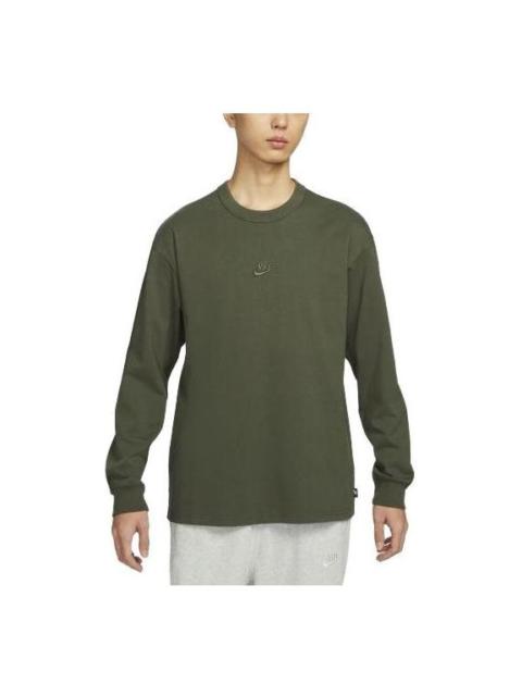 Nike Nike Sportswear Premium Essentials Long-Sleeve T-Shirt 'Green' DO7391-325