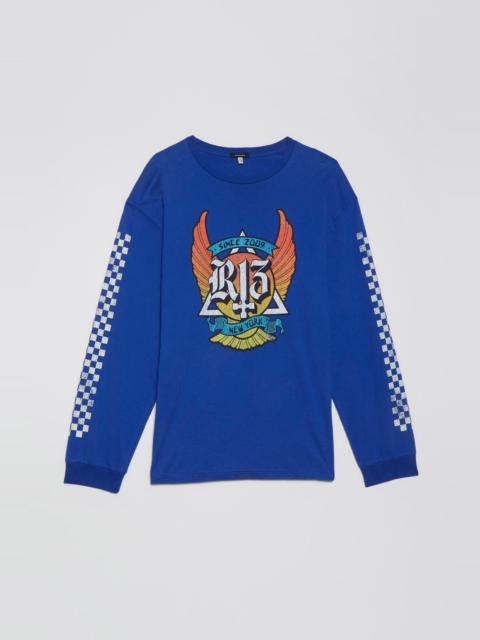 R13 SKATE LONG SLEEVE T - BLUE