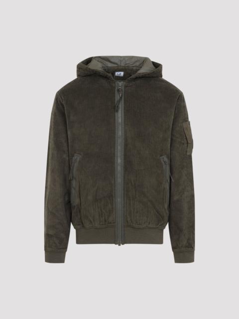 C.P. Company Cp Company Cordoury Full Zip Sweatshirt
