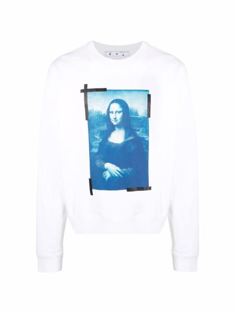 Mona Lisa-print sweatshirt