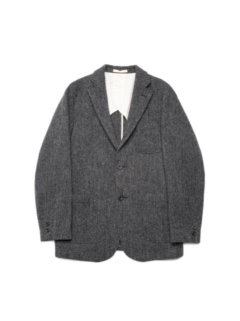 BEAMS PLUS 3B Jacket Harris Tweed - Grey