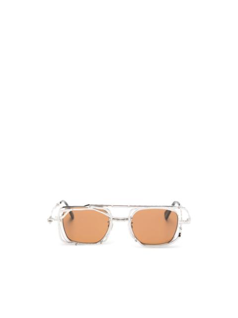 Kuboraum geometric frame sunglasses