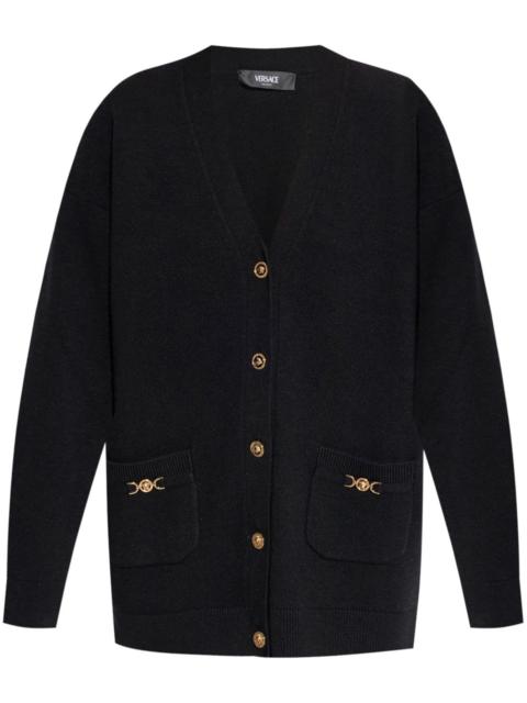 VERSACE Medusa-button cardigan