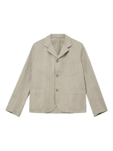 TAIGA TAKAHASHI Sack striped blazer
