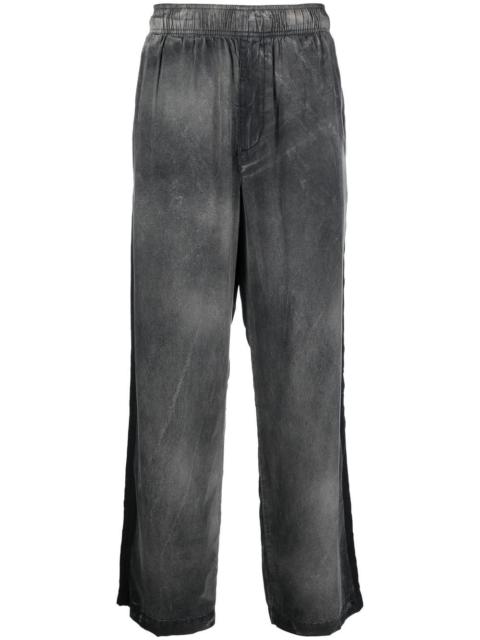 Diesel embroidered-logo regular trousers