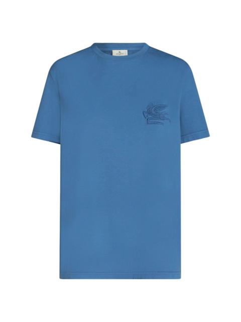 Pegaso-motif cotton T-shirt