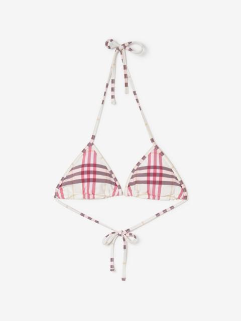 Burberry Check Bikini Top