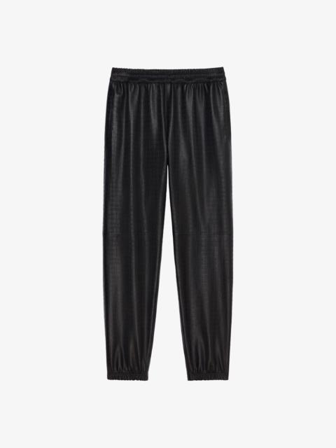 Givenchy JOGGER PANTS IN 4G LEATHER