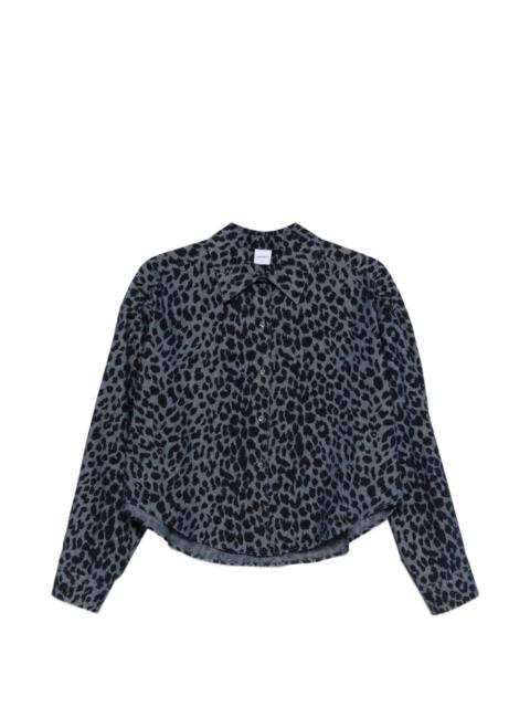 Aspesi animal-print shirt