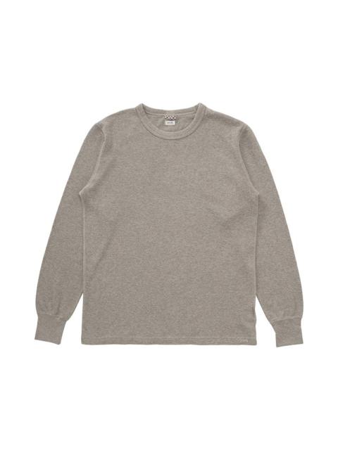 visvim SUBLIG THERMAL CREW L/S GREY