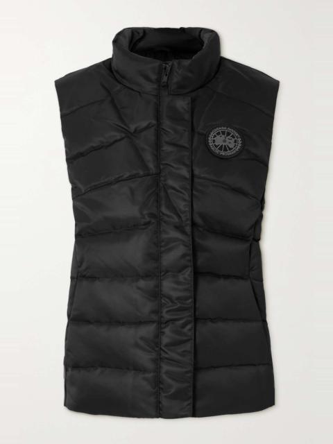 Freestyle quilted Performance Satin down vest