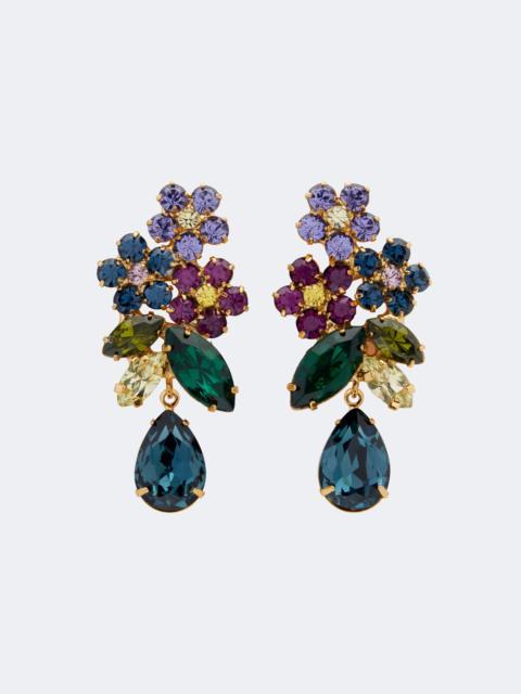 Jennifer Behr Bouquet embellished drop earrings