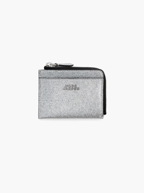 Marc Jacobs THE COATED GLITTER EVERYDAY TOP ZIP WALLET