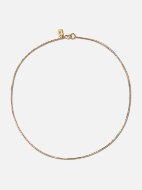 CRYSTAL HAZE BOX CHAIN GOLD PLATED 50CM