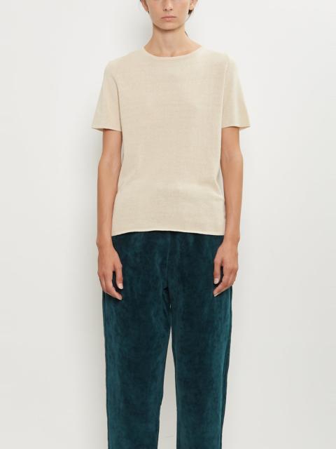 apuntob Silk Knit Tee — Natural