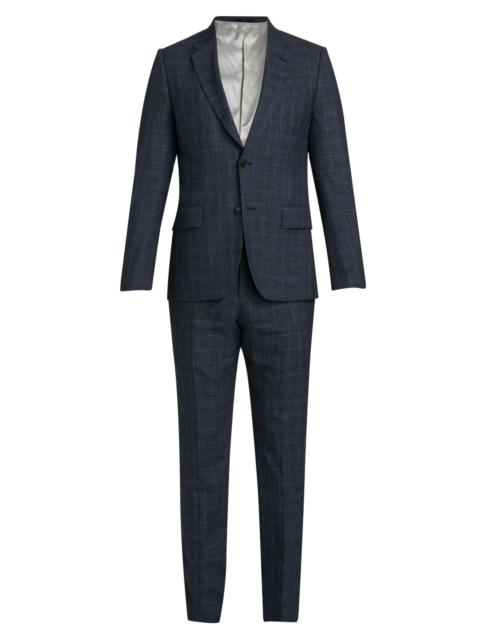Paul Smith Men's Soho-Fit Tailored Wool-Silk-Linen Suit - Navy