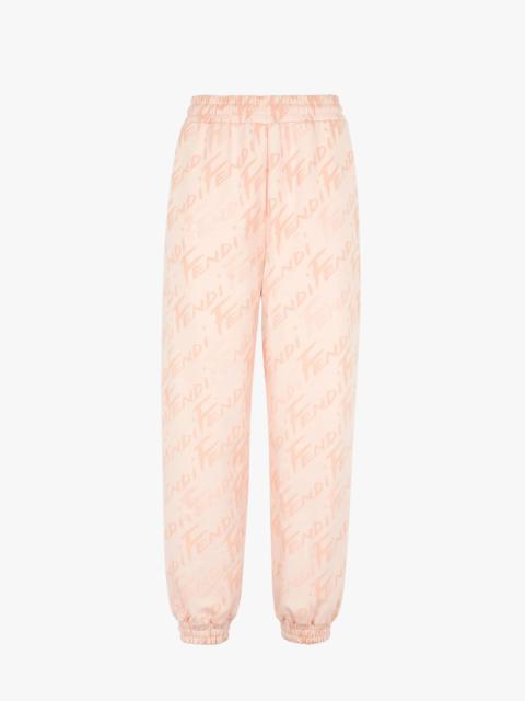 FENDI Pink jersey pants
