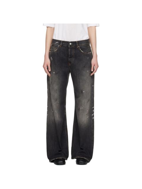 Acne Studios Black 2021F Regular Fit Jeans