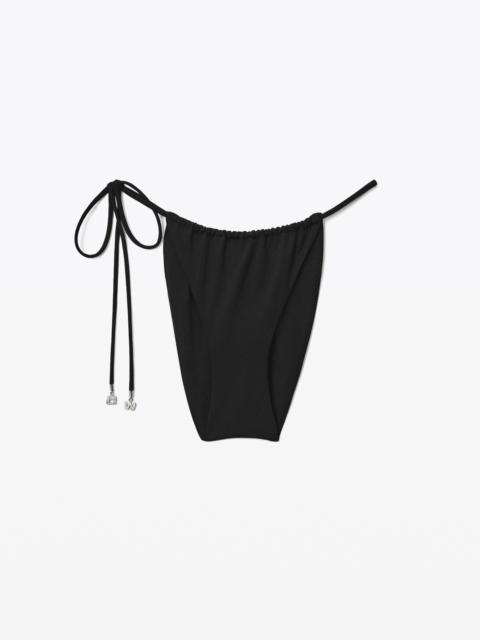 Alexander Wang CRYSTAL CHARM BIKINI BOTTOM IN JERSEY